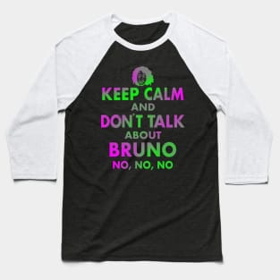 Funny Animated Movie Quote Bruno Meme Baseball T-Shirt